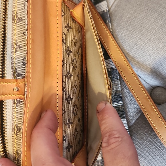 Louis Vuitton Monogram Vintage Mini Lin Juliet MM Shoulder Bag Brown - Picture 7 of 17